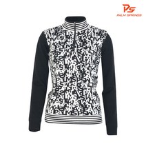 [팜스프링스]전판 레터링 패턴 풀오버 포 우먼SKZL214452BK