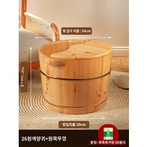 편백나무 나무족욕기 심신안정 히노끼 건식 편백좌훈족욕기 지압기, C