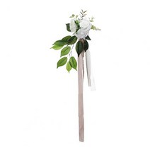 벤치의자 식탁 야외 실내 시들지 않는 아름다운 벤치 등받이 꽃 DIY 의자 인공 레이아웃 화환 장식, 05 C