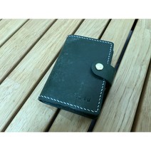 수제카드지갑 수제명함지갑 이태리베지터블가죽 고급가죽지갑