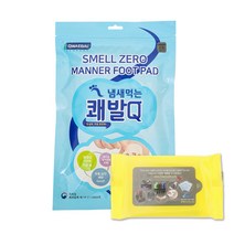 쾌발 쾌발Q 쾌발큐 ( 발냄새 제거 패드 ) + 물티슈10매 1세트(사은품), 60매