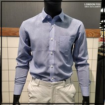 [런던포그] 제니스 기본라운드 세미와이드에리드레스셔츠 LNS3A908