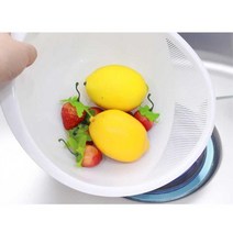 물빠짐구멍 과일 사과 야채 쌀씻는볼 쌀바가지 쌀씻기