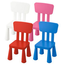 이케아 MAMMUT 맘무트 어린이 아이들 유아용 의자 키즈 스툴, 화이트