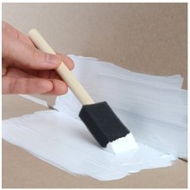 스폰지 붓 (2.5cm 5cm 7.5cm) 스펀지붓 페인트붓 가죽공예 본드붓 폼브러쉬 작업용 수업용 놀이미술 도색 다용도붓, 4115) 스폰지붓 5cm 1P, 1개