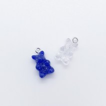 곰 젤리 투명 펄 하리보 컬러베어키링 폰스트랩키링부자재 목걸이부자재 동대문부자재상가