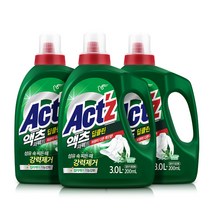 액츠 퍼펙트 3.2L(일반드럼겸용)액체세제 딥클린, 3개, 3.2L