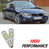 하이퍼포먼스 BMW 3시리즈 F30 F31(16년이후) F34(17년이후) LED후진등 80W BAY9S 고휘도 12V 캔슬러 내장 경고등제거, BAY9S(120) 2개 - 1세트
