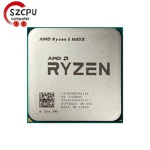 AMD Ryzen 5 1600X R5 3.6GHz 중고 게이밍 Zen 0.014 6 코어 12 스레드 CPU 프로세서 95W L3 16M YD160XBCM6IAE 소켓 AM4, 한개옵션0