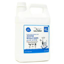 코코브라운 베이킹소다 반려동물 탈취제 베이비파우더, 4개, 4L
