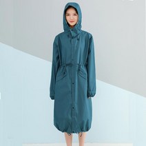 남녀공용 패션 레인 코트 여름 밴딩 통기성좋은 롱 우비 바람막이 비옷 우의 판초우의