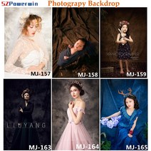 SZPowerwin 코튼 모슬린 사진 배경 천 스튜디오 크로마 키 생일 결혼식 날 2x3m 3x5m 3x6m, 04 3X6M_17 MJ-181