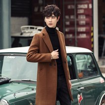 남자 모직 체스터필드 반 코트 슬림핏 빅사이즈 맥 발마칸 남성 BALMACAAN 남친 학생 직장인 출근 룩 선물