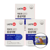 락토핏 솔루션 중성지방 박서준 유산균 + 청소박사, 3박스