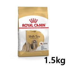 로얄캐닌 독 시츄 어덜트 1.5kg 소형견 시추 사료, 선택완료
