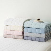 고밀도 순면 밴드고정형 침대패드 8color SS Q K 패밀리 맞춤제작 이스턴킹 칼킹, 바닐라밀크
