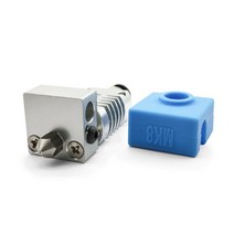 모든 금속 핫 엔드 키트 업 그레 이드 CR10 압출기 티타늄 합금 히터 브레이크 J-헤드 Creality Ender3 3D, 02 1Pcs Hotend