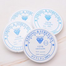 비즈공예 - 우레탄줄 *1롤* (굵기 0.4 0.6 0.8 1.0mm) 팔찌만들기 악세사리부자재, 1.0mm, 1개