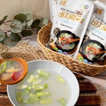 시원하고 맛있는 고창 바지락국 500g 6팩 바지락국밥 해장국, 6개
