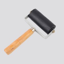 작업용 롤러 도배공구 고무 판화 미술 6 10cm, 1개