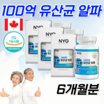 식약처인정 캐나다직수입 백억 100억 유산균 프로바이오틱스 프로바이오스틱 장 건강 에좋은 온가족 어르신 성장기 어린이 청소년 임산부 고약사 더 퍼펙트 프로바이오 생 유산균 알약 정, 1통, 180정