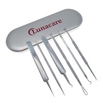 루나케어 블랙헤드 큐렛 툴 키트 여드름 압출기 세트 피지제거, 블랙헤드 툴 키트