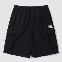 국내 정품 매장판 엄브로 2레이어 2블록 셋업 쇼츠 블랙 UO121CHP22