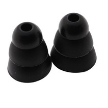 헤드셋이어패드 Poyatu-L/S 사이즈 트리플 플랜지 이어팁 Shure Se215 SE535 SE315 420 425 530 Westone 인이어 헤드폰 용 교체 이어 버드, [02] l, [02] Black, 02 Black_02 l