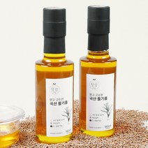 청람 국산 저온압착 들기름 180ml, 1개