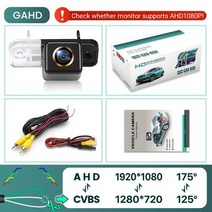 후방카메라모니터 룸미러 자동차 greenyi 1080p hd 170 ° 후면보기 메르세데스 벤츠 clk w203 w209 w219 w211 야간 투시경 역방향 차량 주차 ahd, gahd-1080p-175deg