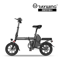 레이윙 디스커버리 전기자전거 48V 14인치 미니벨로 + 별도 구매 패키지, D10-10.4Ah, C 해피통근 패키지