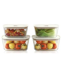 피카글라스 유리 반찬통 밀폐용기세트 4P 800ml/ 1380ml