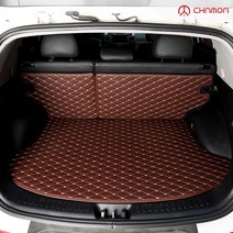 차모아 럭셔리 차박매트 트렁크매트+2열등받이 세트, 레드 (추가정보란에 차종코드만 작성)