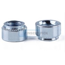 M3 STEEL 압입너트 낱개판매 팸너트 클린칭너트 인서트픽, IPS-M3-2ZI, 아연도금, 1개