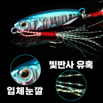 텅스텐 메탈지그미노우/ 삼치 부시리 갈치 농어 방어 참돔 루어낚시 비거리좋은하드베이트, 30g, 핑크