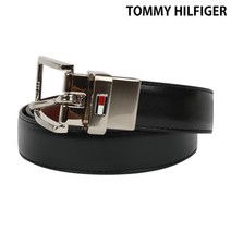 타미힐피거 학생 양면 벨트 블랙코냑 12TL01XZ03-037
