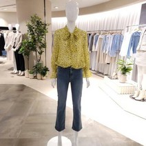 블루페페 블루페페 프린팅 리본 블라우스 p212msc003