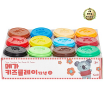 라이브잇 캐스비 아트스쿨 메가 키즈 클레이 200g x 12종 세트 2270, 혼합색상, 15세트