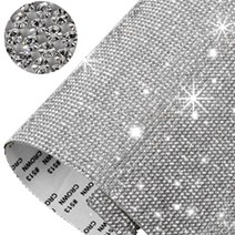 DIY 공예 직접 잘라 붙이는 라인 스톤 스티커 시트지 접착 큐빅 테이프 다용도 데코 포장 리폼 보석 장식 비즈 데코덴 크리스탈 레인보우 오팔, 크리스탈 큐빅 스티커 12cm*20cm