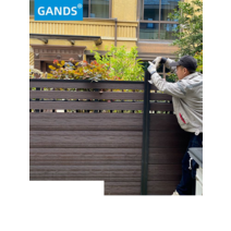 목재 플라스틱 조립식 휀스 펜스 담장 울타리, 백색 공압출 나뭇결