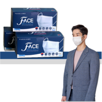 파크랜드 페이스 비말차단 마스크 (KF-AD) 50매, 50개입, 1개, WHITE