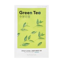 미샤 에어리 밀착 시트마스크 19g, 그린티