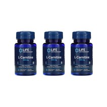 라이프 익스텐션 L-카르니틴 500mg x 30 베지 캡슐 3통 L-Carnitine