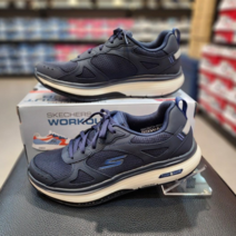 스케쳐스 W몰 고워크 아치핏 워크아웃 족저근막염 완화 하이퍼버스트 워킹화 운동화 네이비 SP0MW22Y282