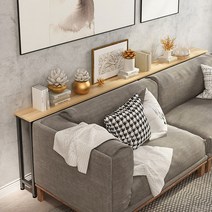 월드플렉스 한뼘테이블 좁고긴 틈새 사이드 홈바 침대 거실 바테이블, 옵션3) 140.20.75