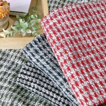 천팜 대폭 하운드투스 체크 (4color), 블랙