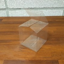 나이스팩 정사각형 PET 투명박스 13.5cm x 13.5cm 25장