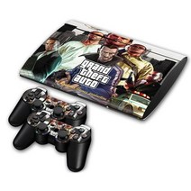 Grand Theft Auto V GTA 5 스킨 스티커 데칼 for PS3 Slim 4000 PlayStation 3 콘솔 및 컨트롤러 For 비닐, 한개옵션1, 06 0545