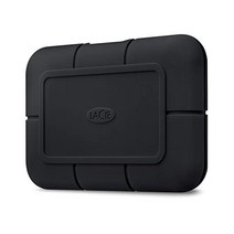 LaCie Rugged SSD Pro 2TB 솔리드 스테이트 드라이브 — USB-C Thunderbolt 3 낙하 충격 방진 방수 Mac 및 PC 컴퓨터 데스크탑 노트북용 1개월 Adobe CC(STHZ, 1, 단일