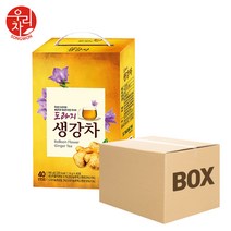 송원 도라지 생강차 40T x 10개 (1박스), 560g, 40개입